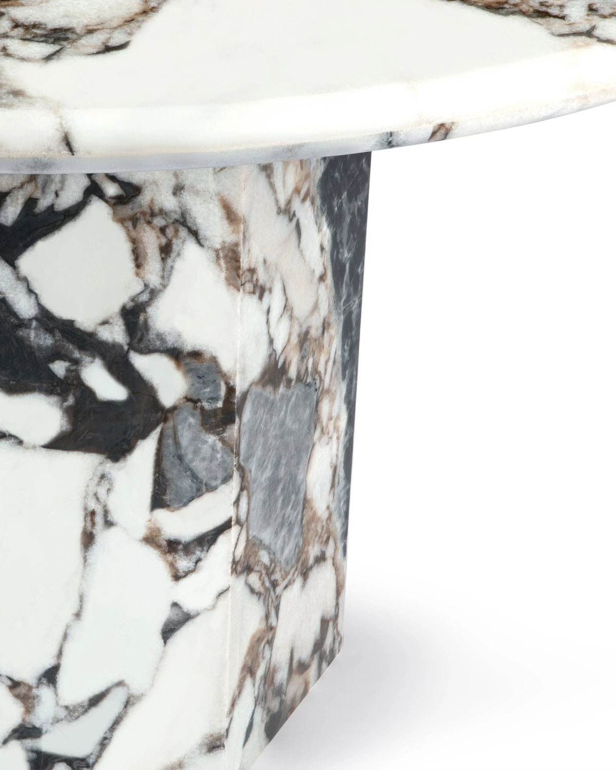 Sagan 47™ round dining table | sculptural pedestal - tables epic table-inspired | madorne