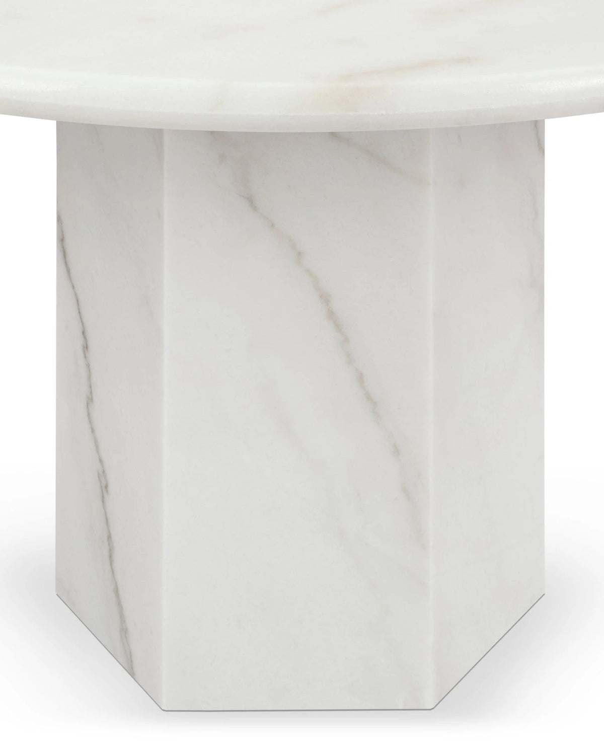 Sagan 47™ round dining table | sculptural pedestal - tables epic table-inspired | madorne