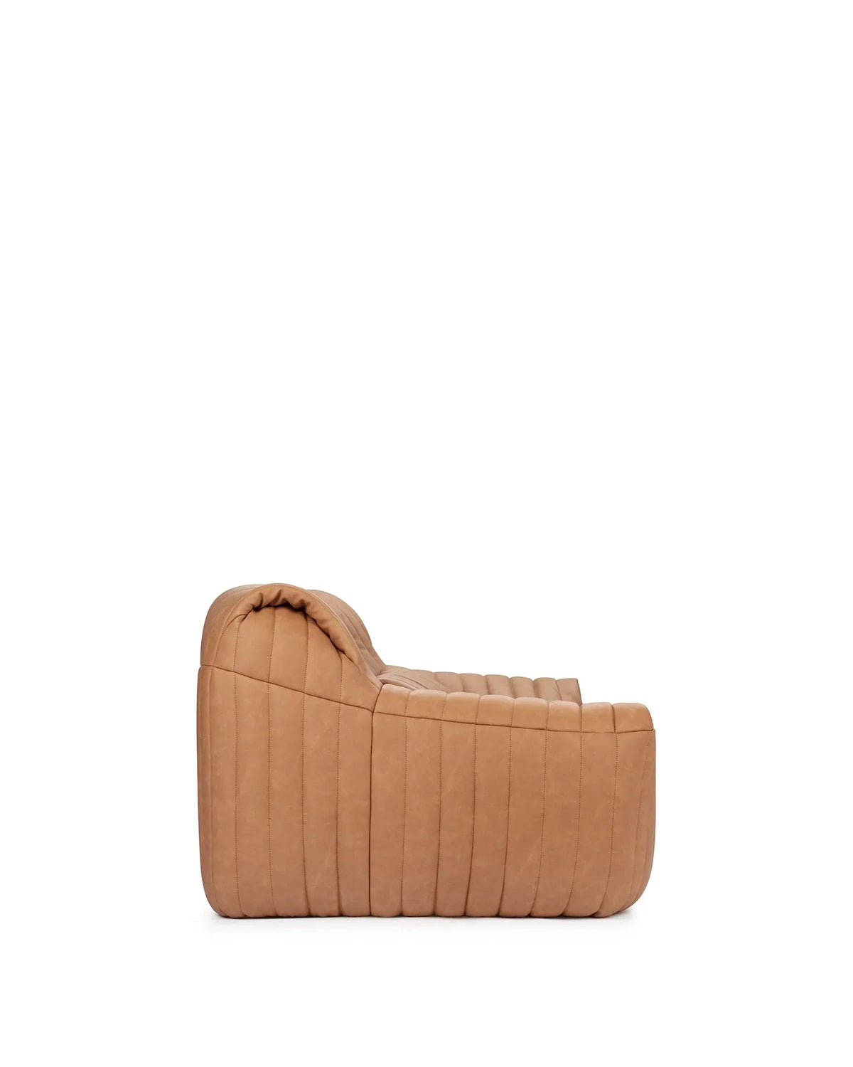 Sander 76™ two seater sofa | tan vegan leather - 2 seaters 76 inspired by sandra two-seater | madorne