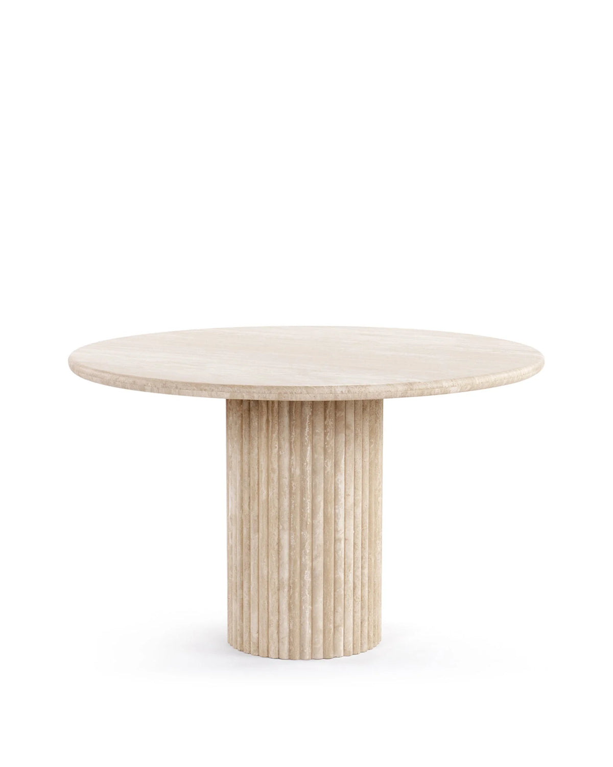 Saturne 47™ round dining table | fluted pedestal - tables 47 | designer | madorne
