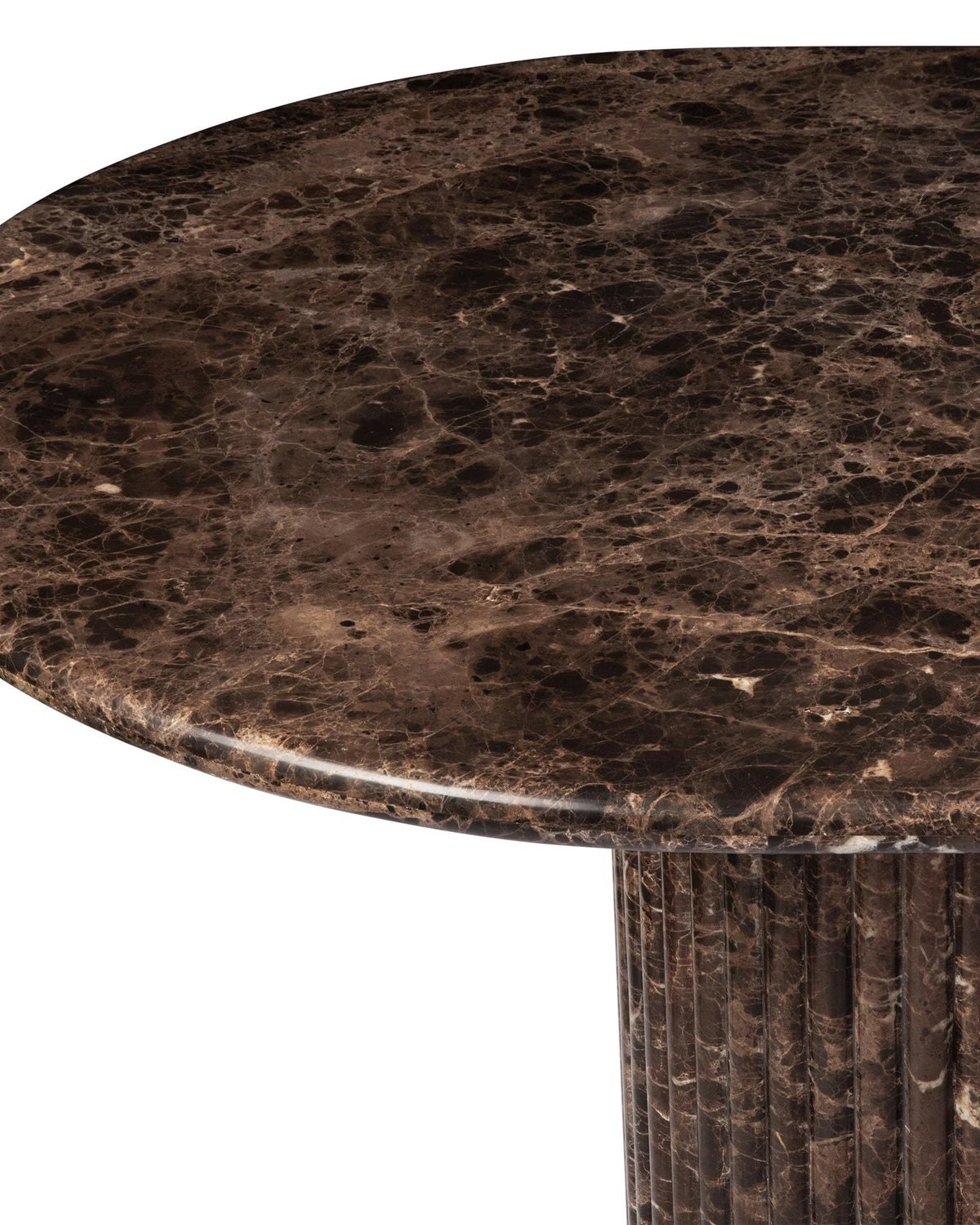 Saturne 98™ oval dining table | natural marble - tables 98 | madorne