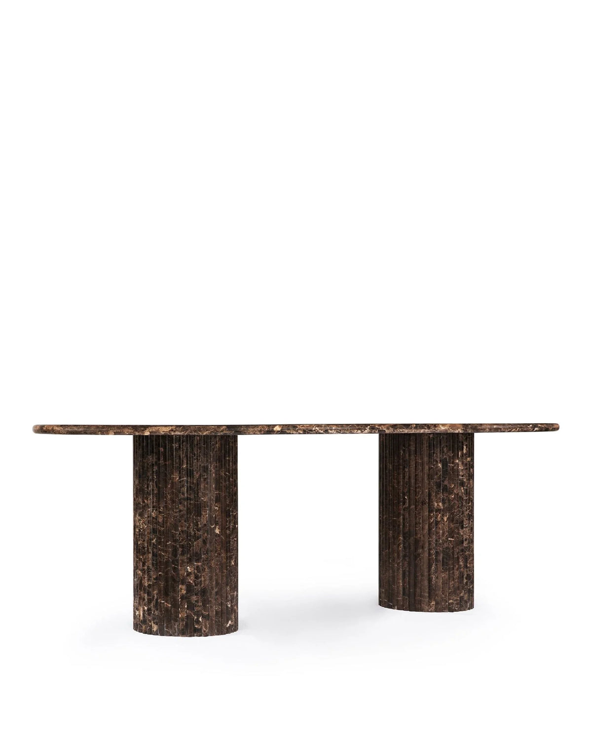 Saturne 98™ oval dining table | natural marble - tables 98 | madorne
