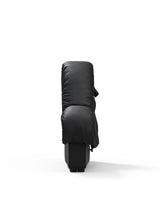 Serpent 72™ left-end module | curved sectional - black vegan leather - modules 72 | modular sofa element | madorne