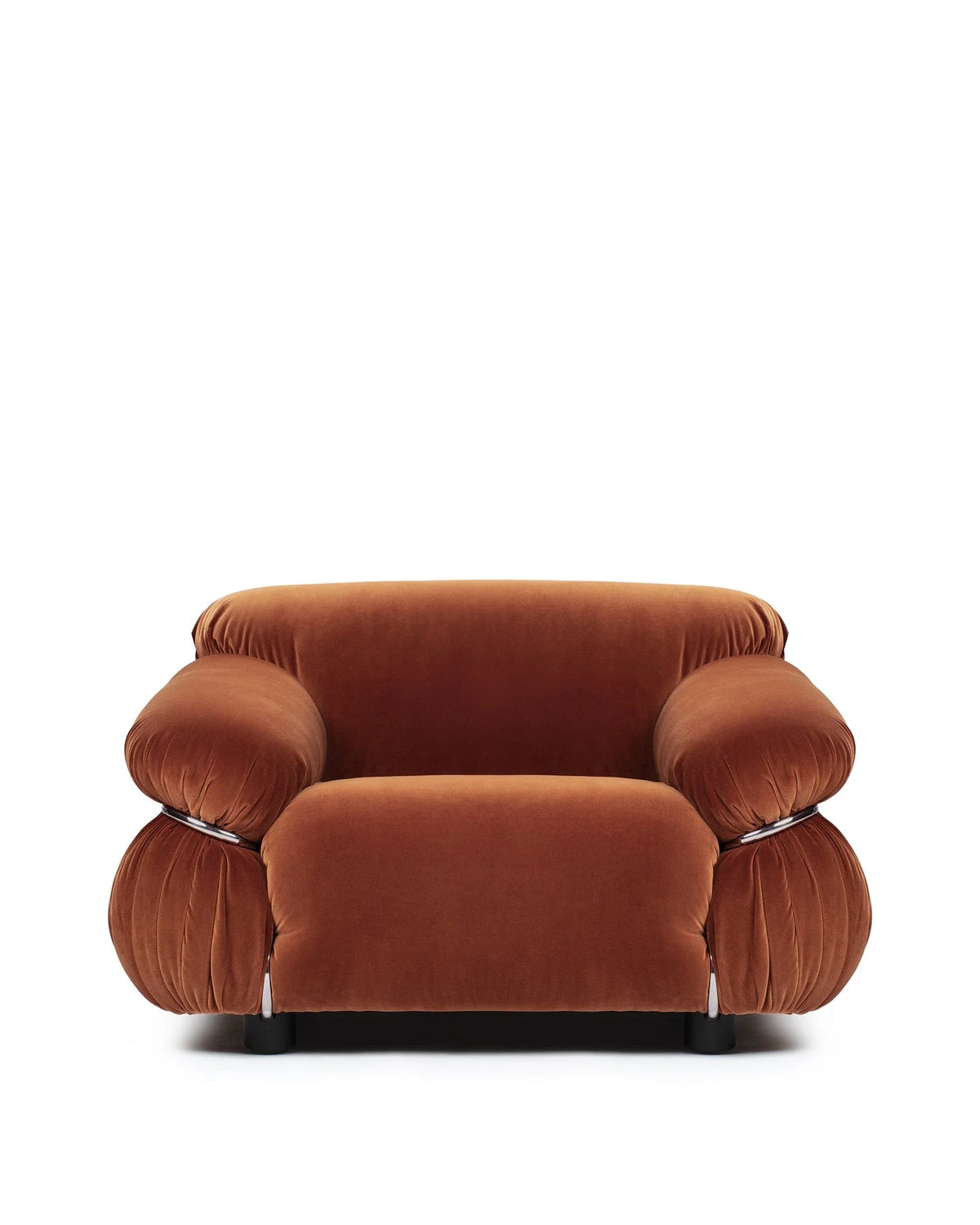 Sesa 70™ lounge chair | exposed frame - spice velvet - chairs 70 | designer | madorne