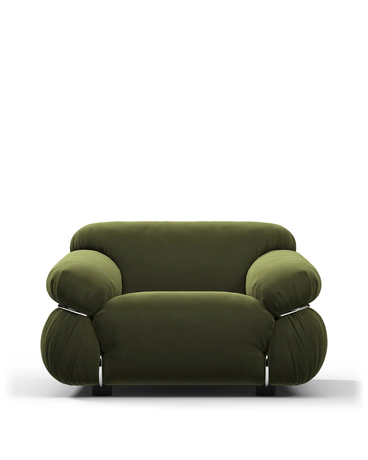 Sesa 70™ lounge chair | exposed frame - thyme luxe velvet - chairs 70 | designer | madorne