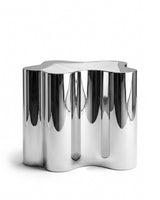 Skya™ Sculptural Table | Mirror Chrome