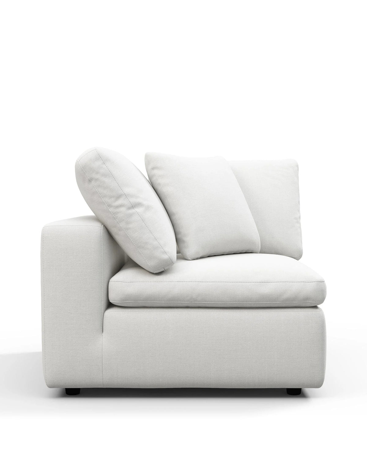 Skya™ sofa module corner | white linen - modules skya | modular element | madorne