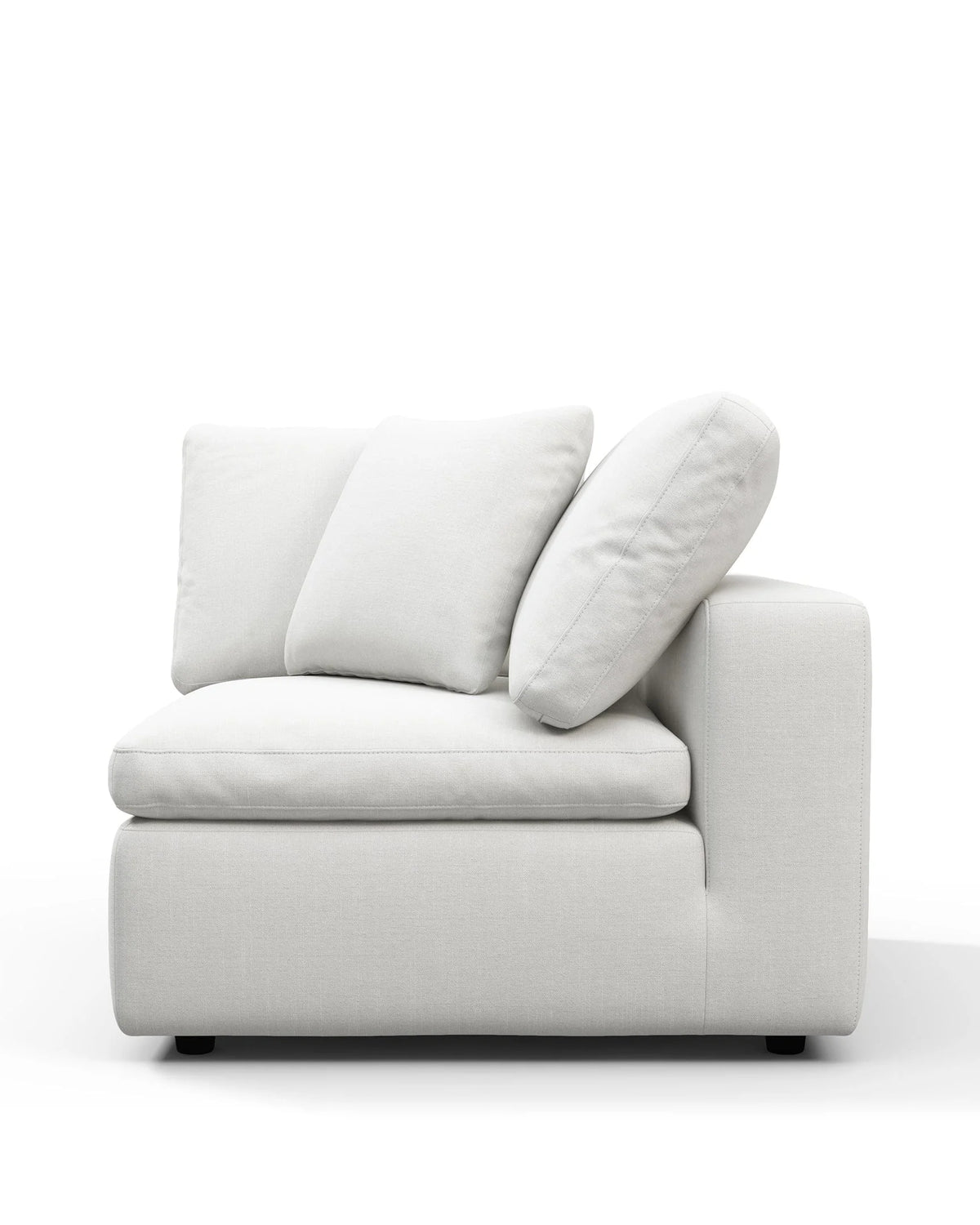 Skya™ sofa module corner | white linen - modules skya | modular element | madorne