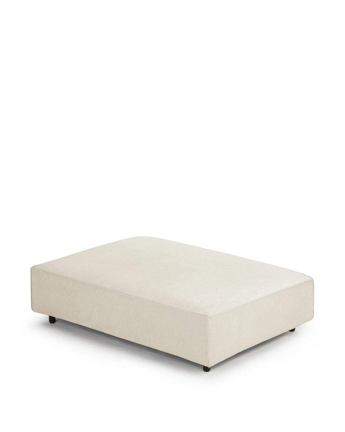 Softscape 08™ sectional module extra large seat | chenille - ivory / xxl - modules 08 | design...