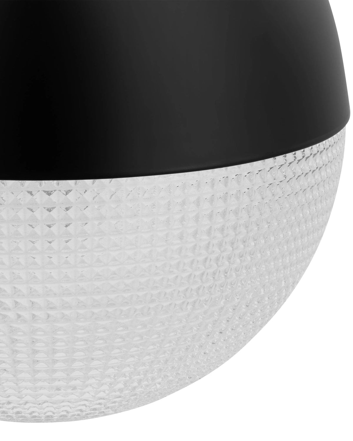Sol facet™ pendant | glass and black metal - lighting lens flair pendant-inspired | madorne