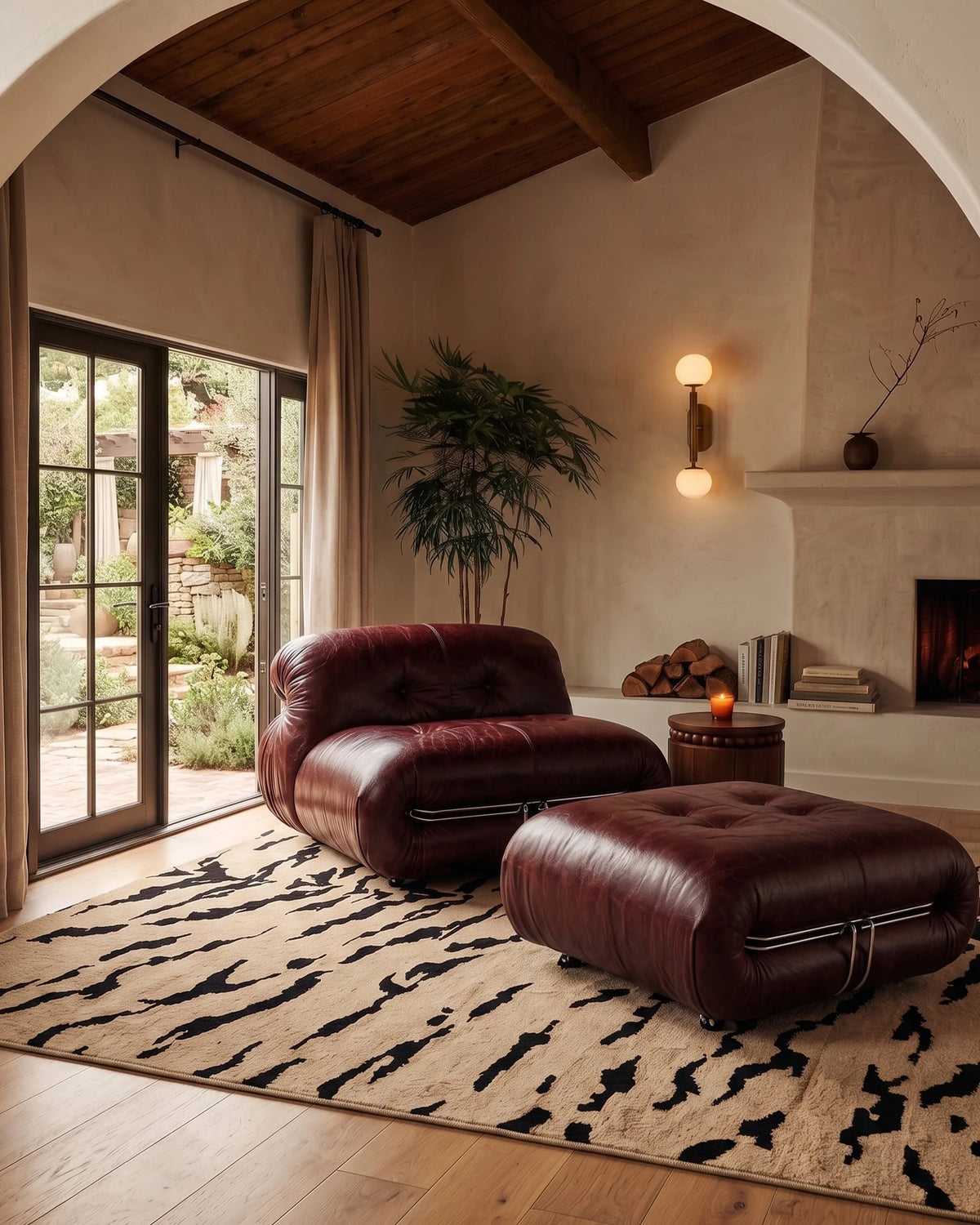 Soria 69™ ottoman | sculptural upholstery - stools & ottomans 69 | designer | madorne