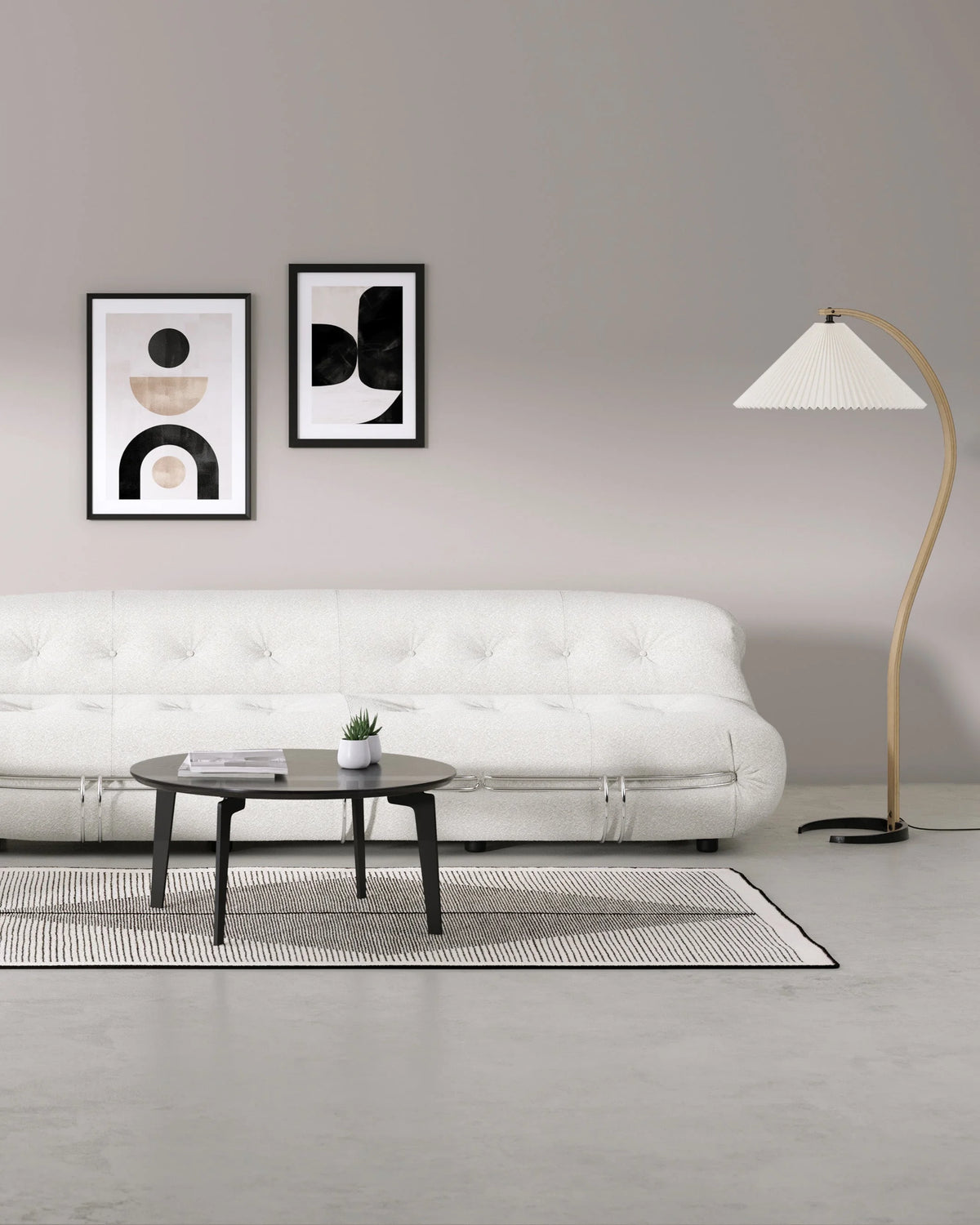 Soria 69™ three-seater sofa | external steel frame - 3 seaters 69 | madorne