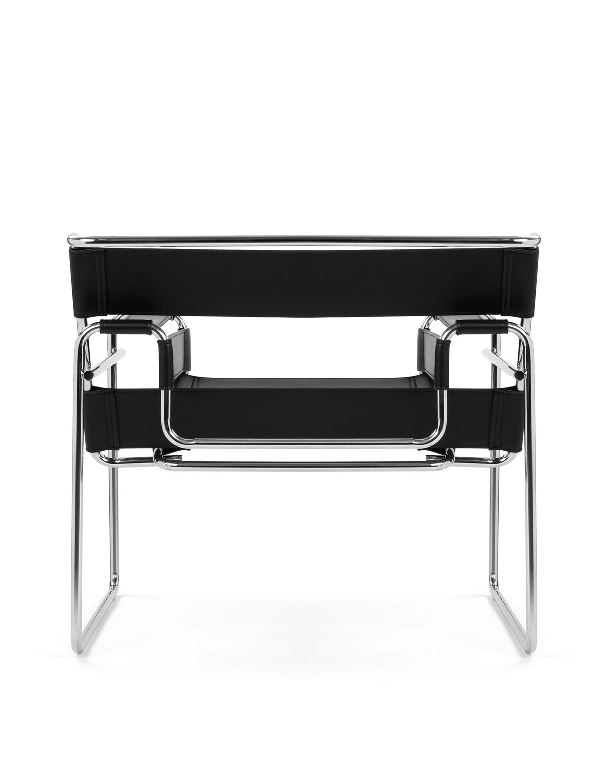 Stana™ chair | midnight black premium leather - dining chairs wassily chair-inspired | madorne