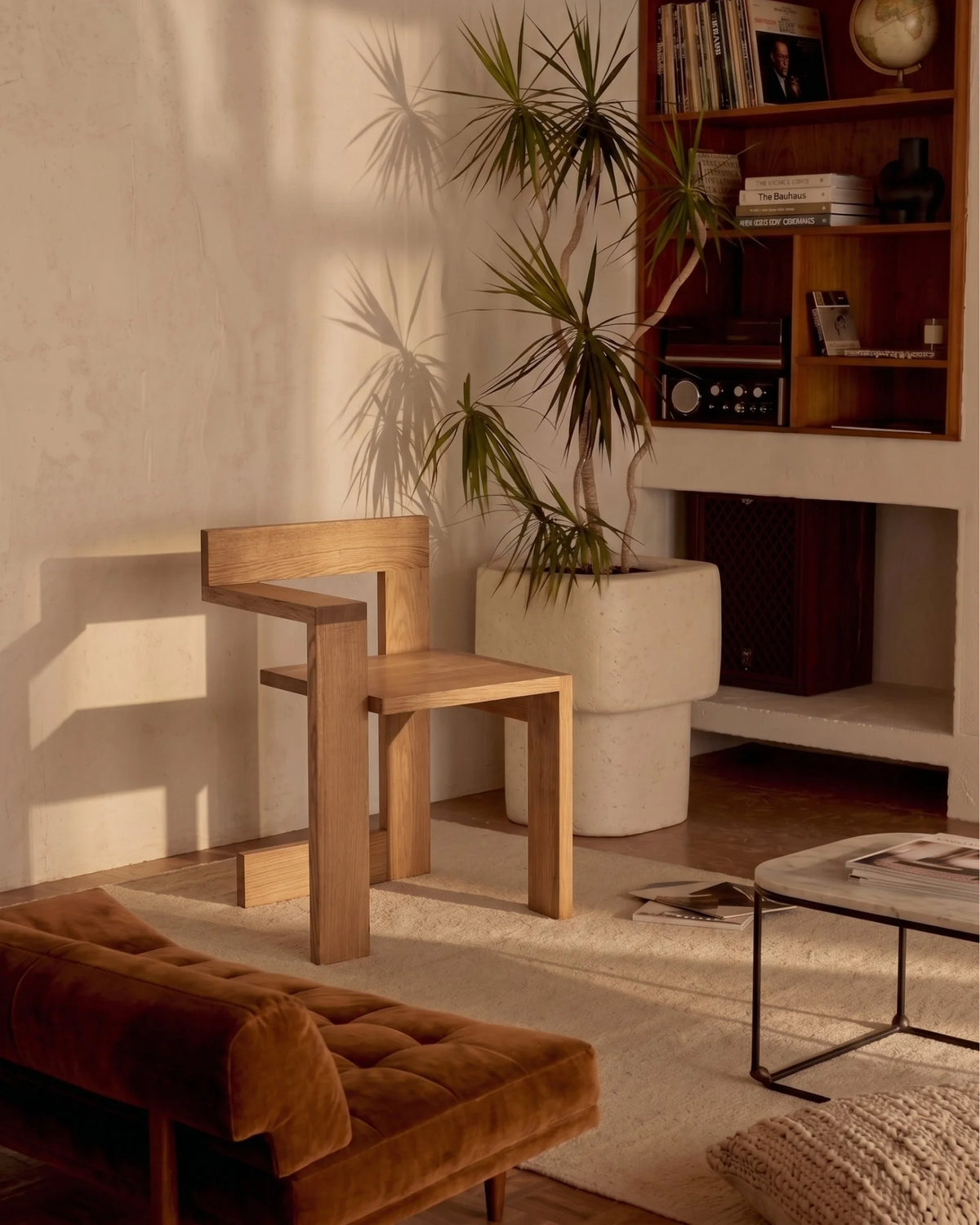Stelt 63™ chair | honey oak - lounge chairs 63 | modern | madorne