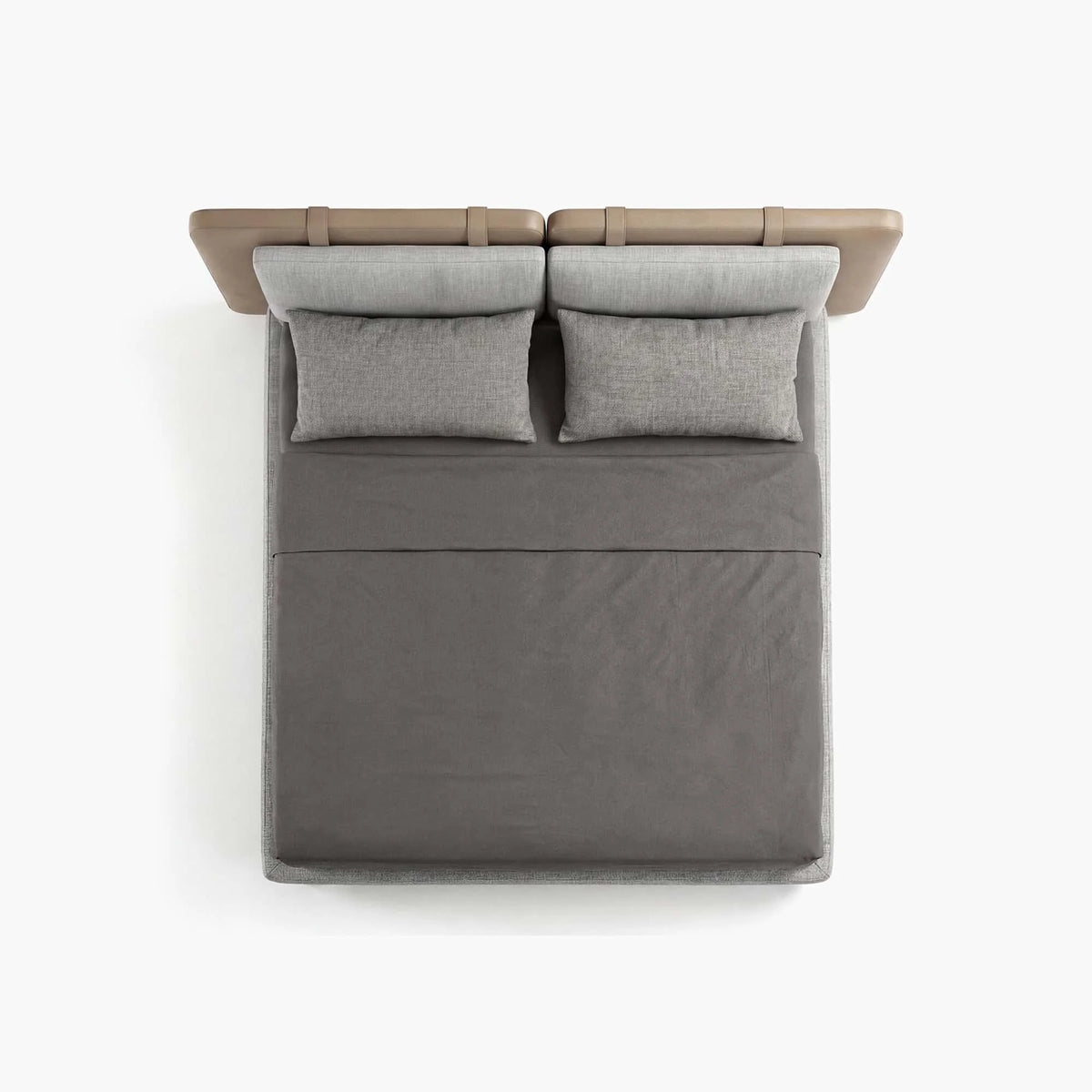 Talin 11 Saddle-Leather Bed Frame – detail view 5
