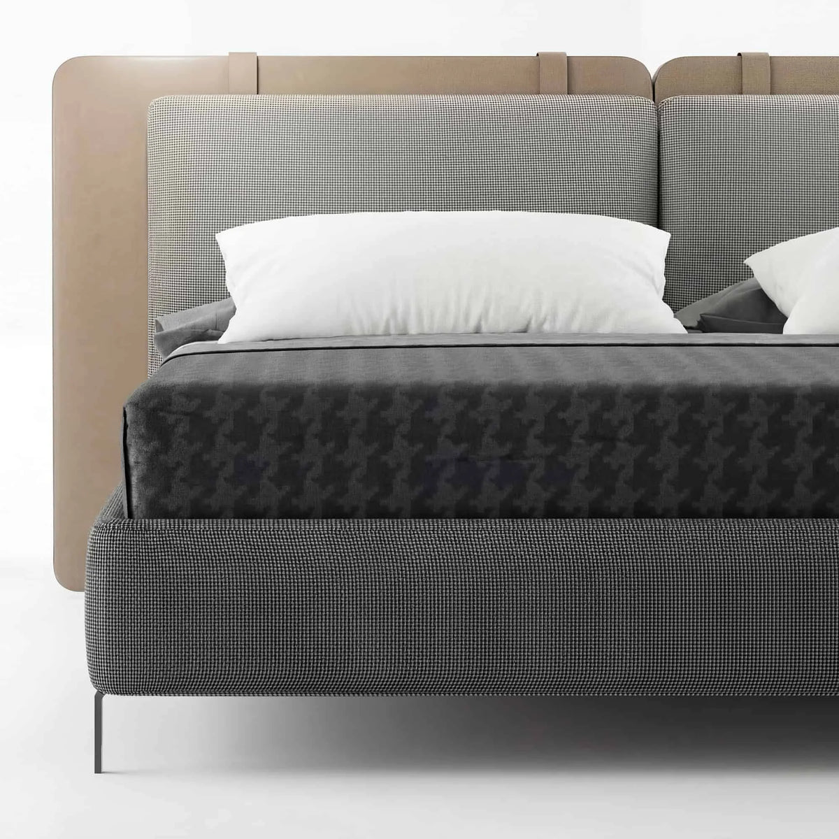 Talin 11 Saddle-Leather Bed Frame – detail view 7