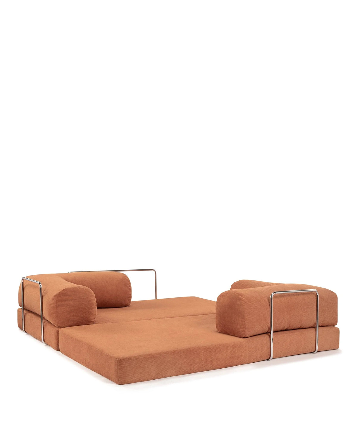 Teda™ sleeper sofa | orange corduroy - sofas teda | modern | madorne