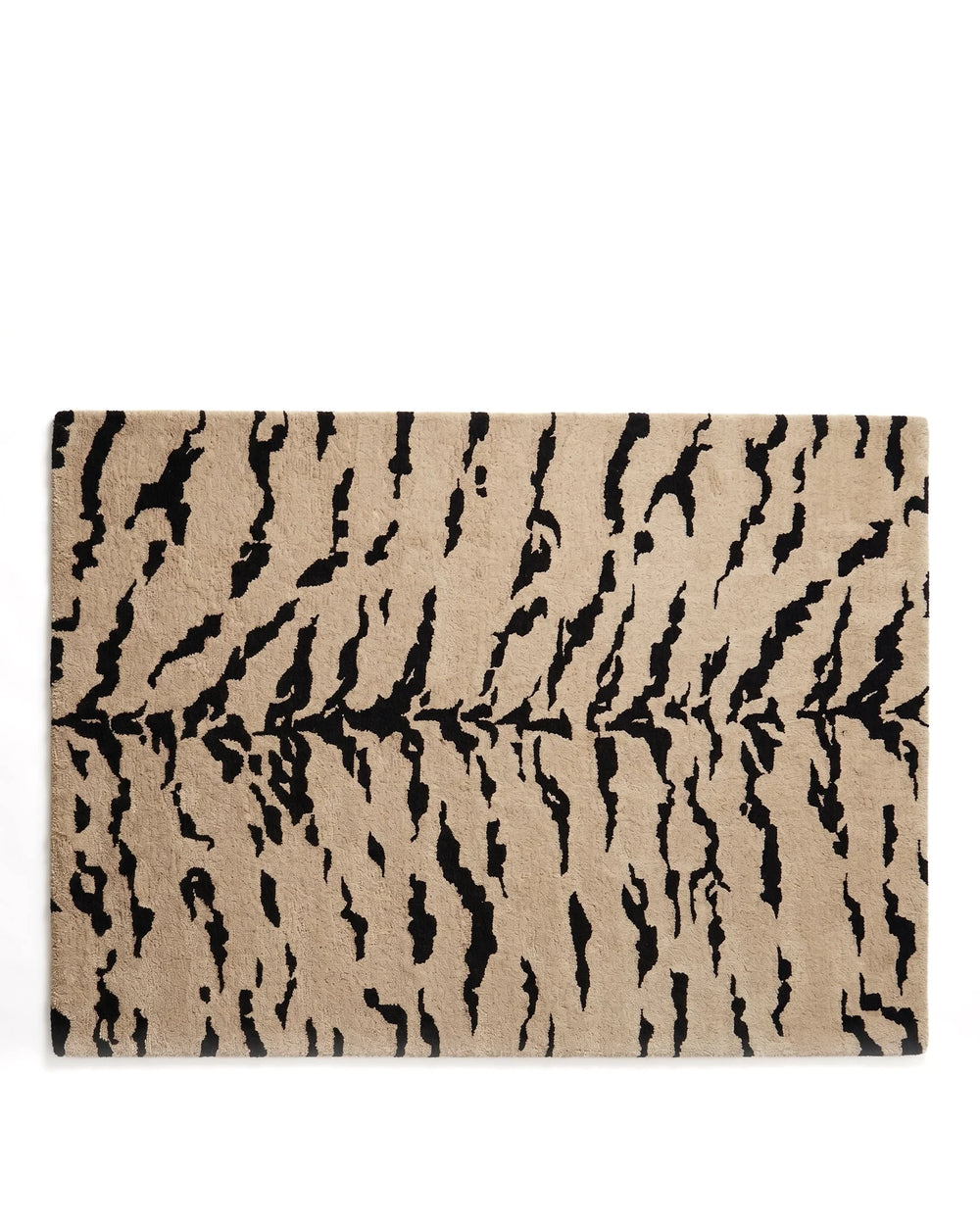 Tigris™ Wool Rug | Sand and Black