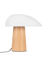 Tira™ table lamp | sculpted resin - white - lighting tira inspired by night owl | madorne