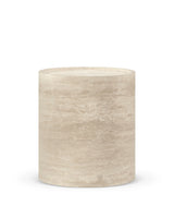 Torena™ side table | travertine - tables torena | modern | madorne