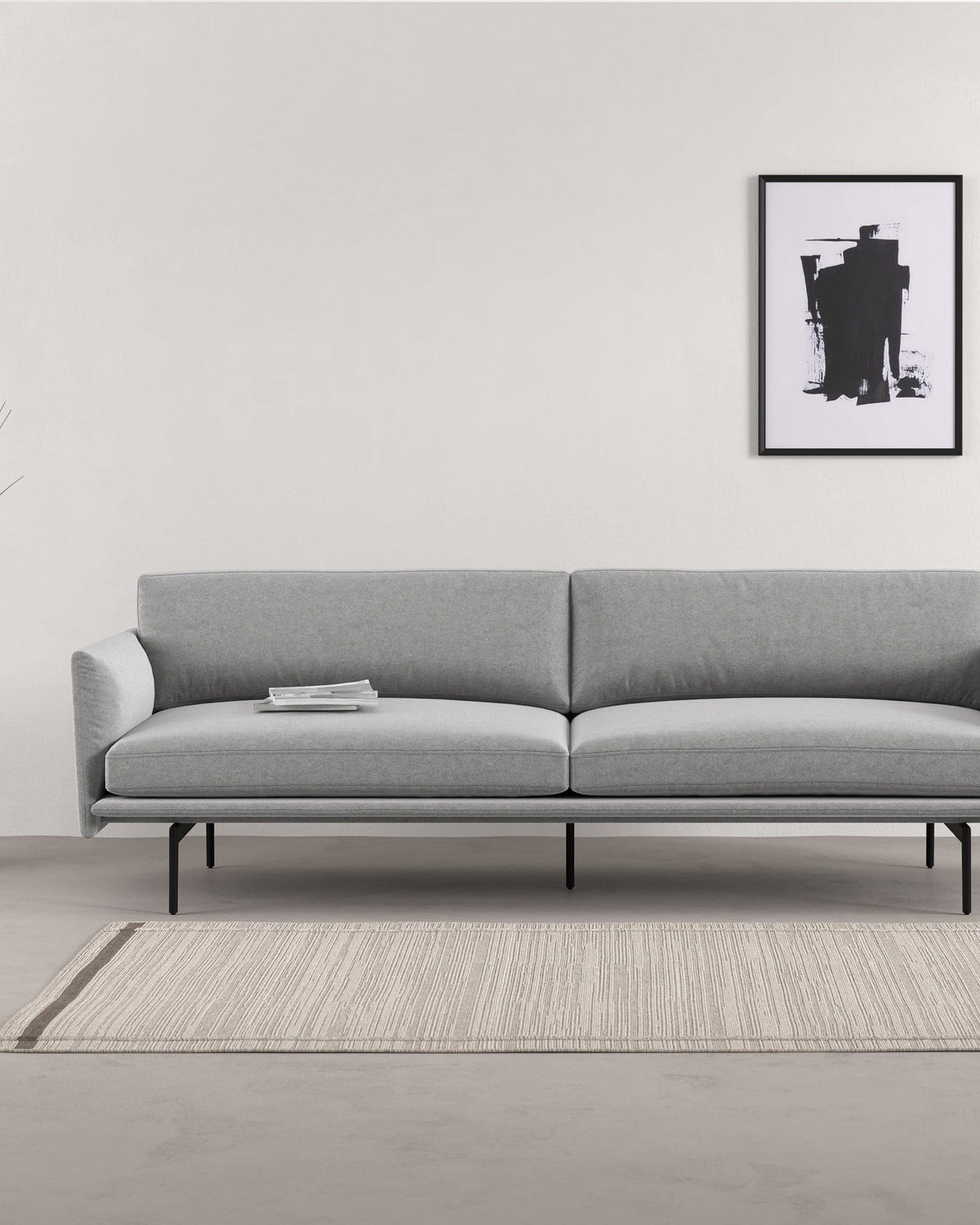 Torika 16™ Three-Seater Sofa | Light Gray Wool