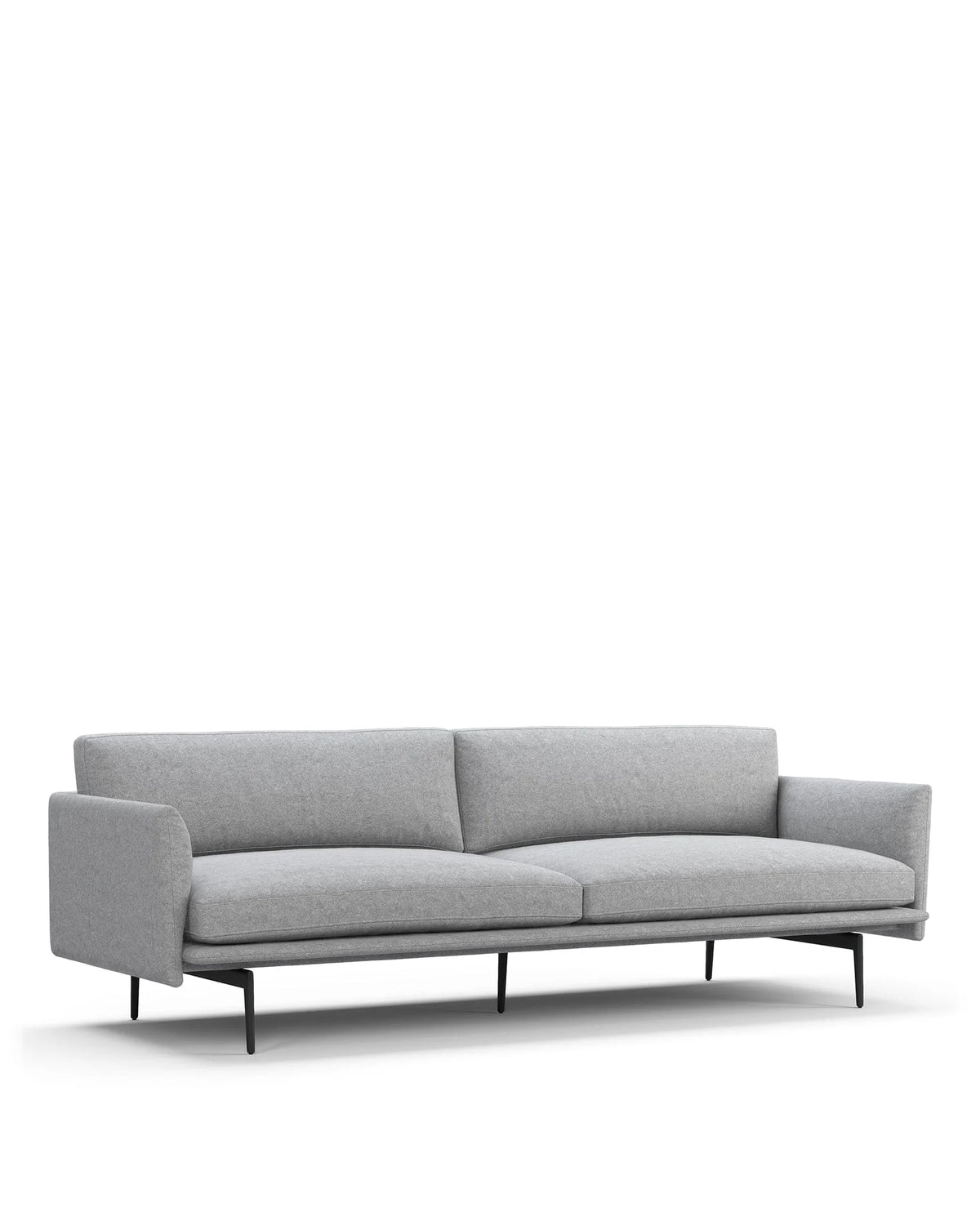 Torika 16™ Three-Seater Sofa | Light Gray Wool