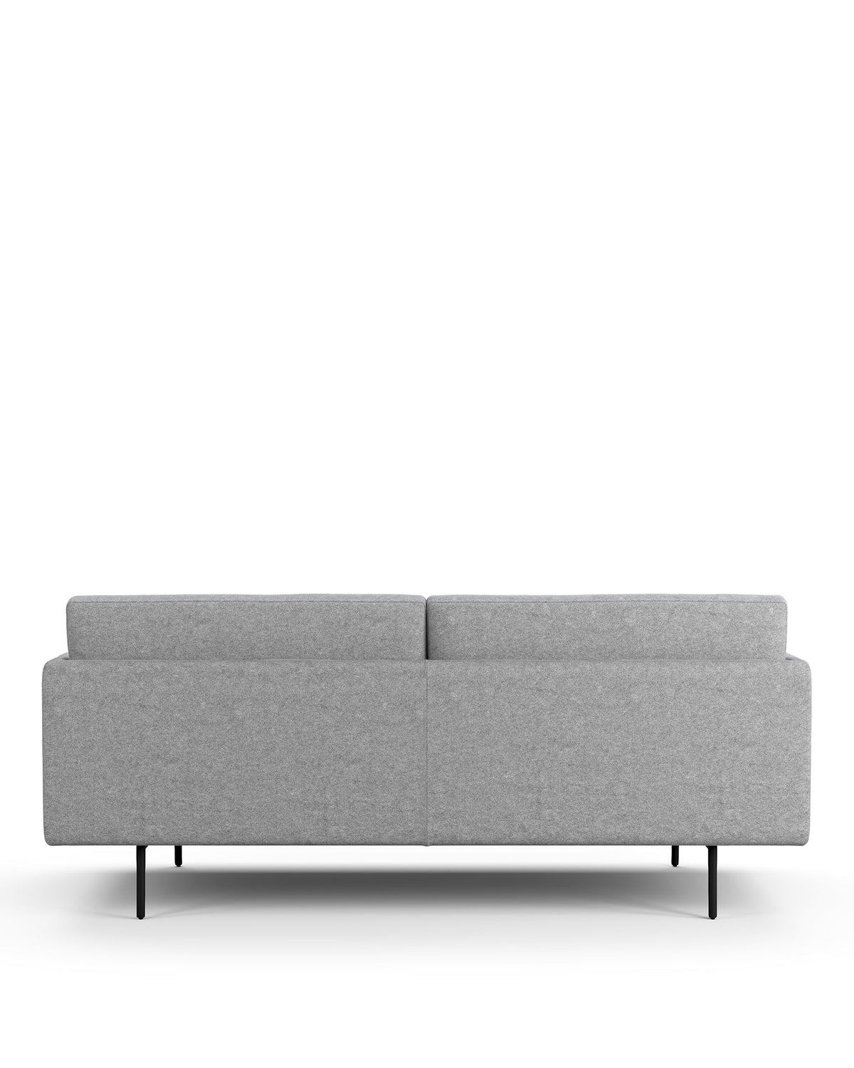 Torika™ two seater sofa | danish cashmere wool - light gray / 2 seaters outline sofa-inspired | madorne