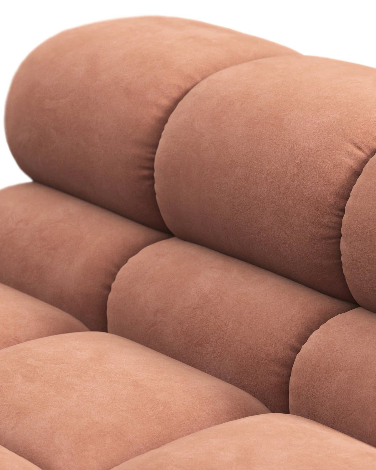 Tuft 05™ armless chaise | channel tufting - modules 05 | designer modular sofa element | madorne