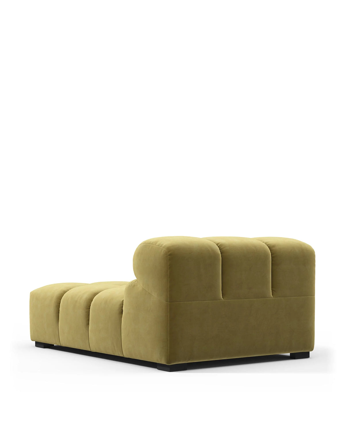 Tuft 05™ armless chaise | channel tufting - modules 05 | designer modular sofa element | madorne