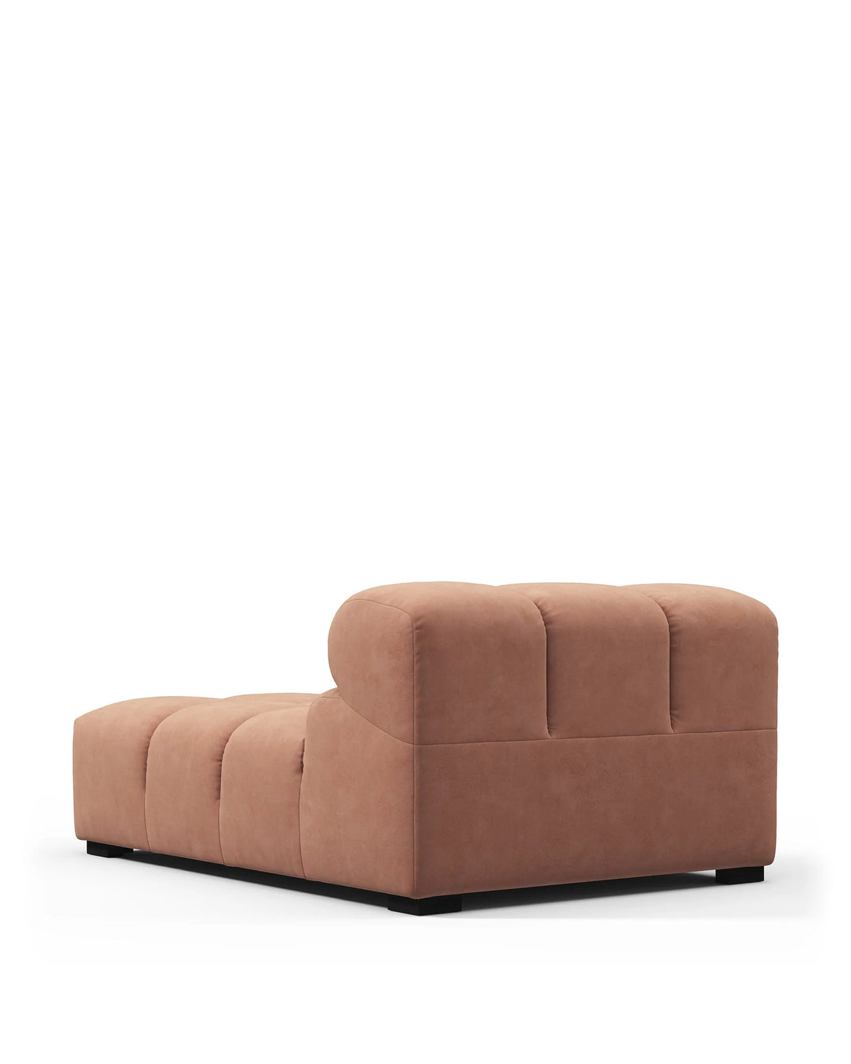 Tuft 05™ armless chaise | channel tufting - modules 05 | designer modular sofa element | madorne
