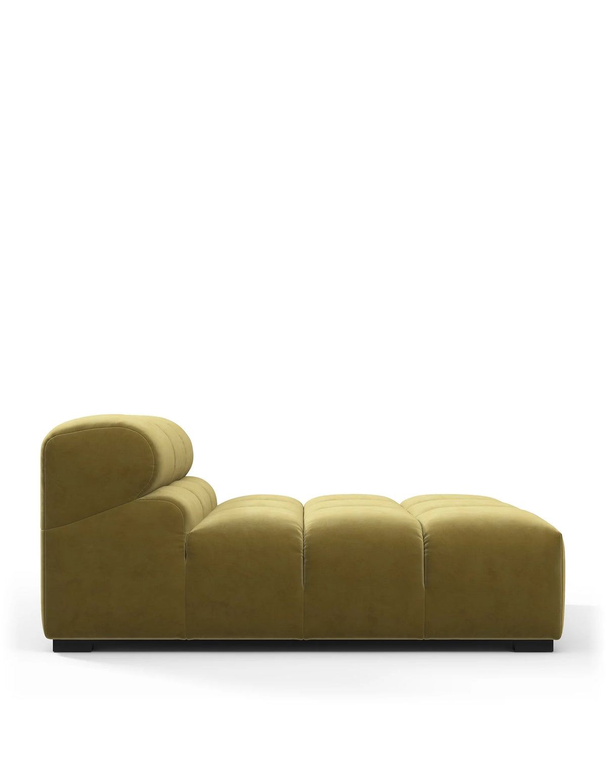 Tuft 05™ armless chaise | channel tufting - modules 05 | designer modular sofa element | madorne