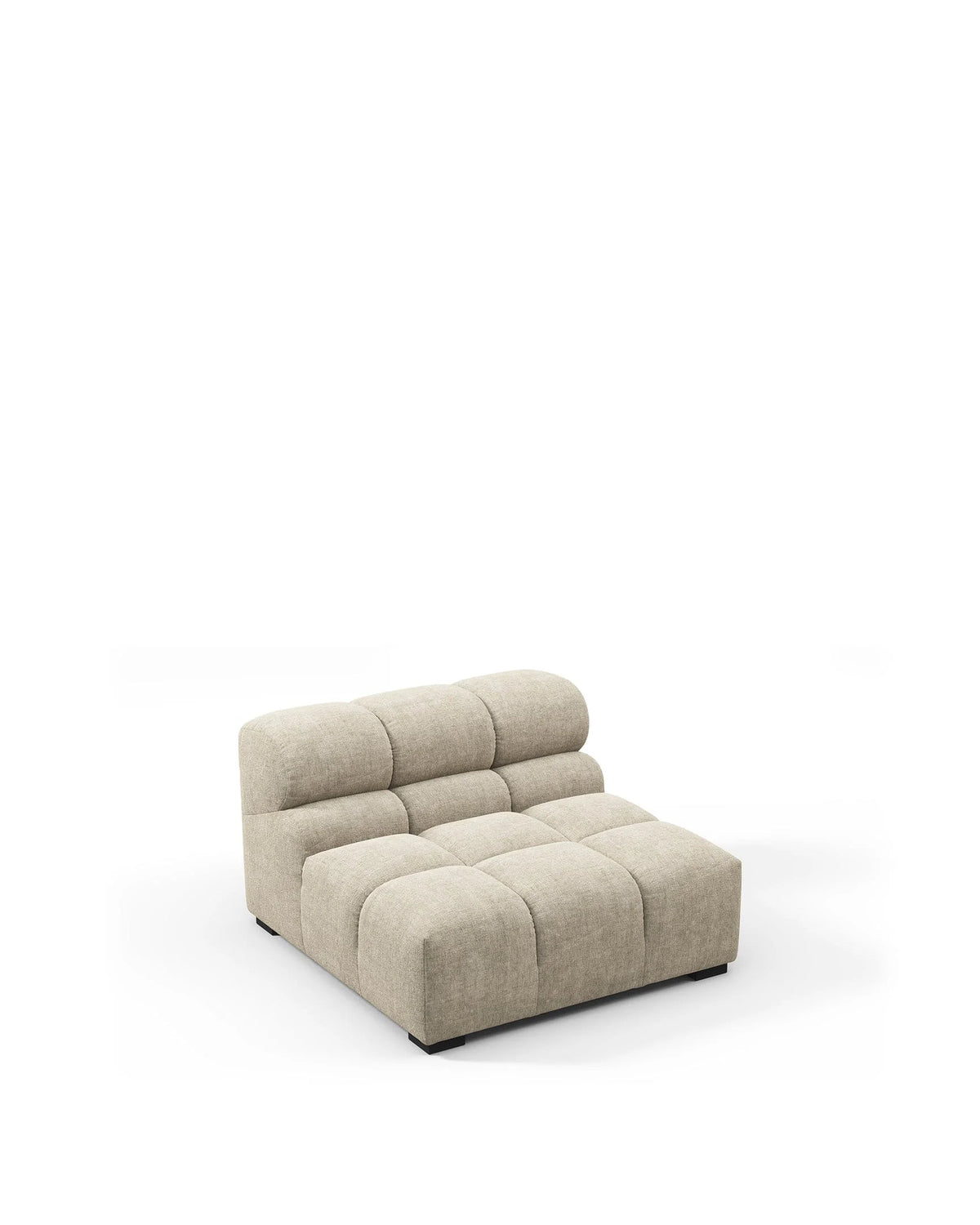 Tuft 05™ armless module | channel tufting - modules 05 | designer modular sofa element | madorne