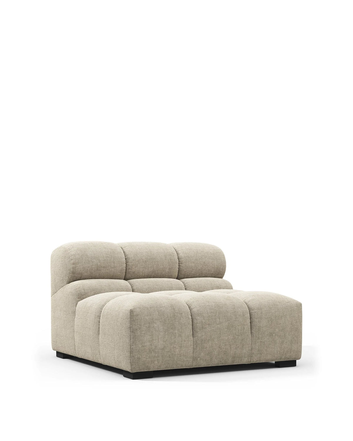 Tuft 05™ armless module | channel tufting - modules 05 | designer modular sofa element | madorne