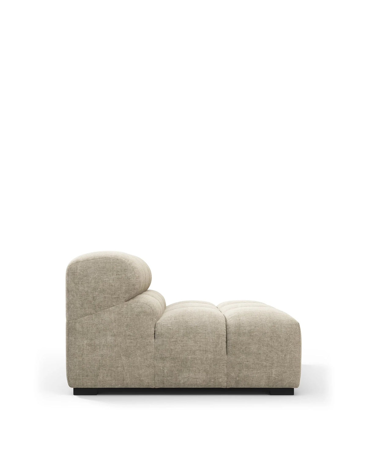Tuft 05™ armless module | channel tufting - modules 05 | designer modular sofa element | madorne