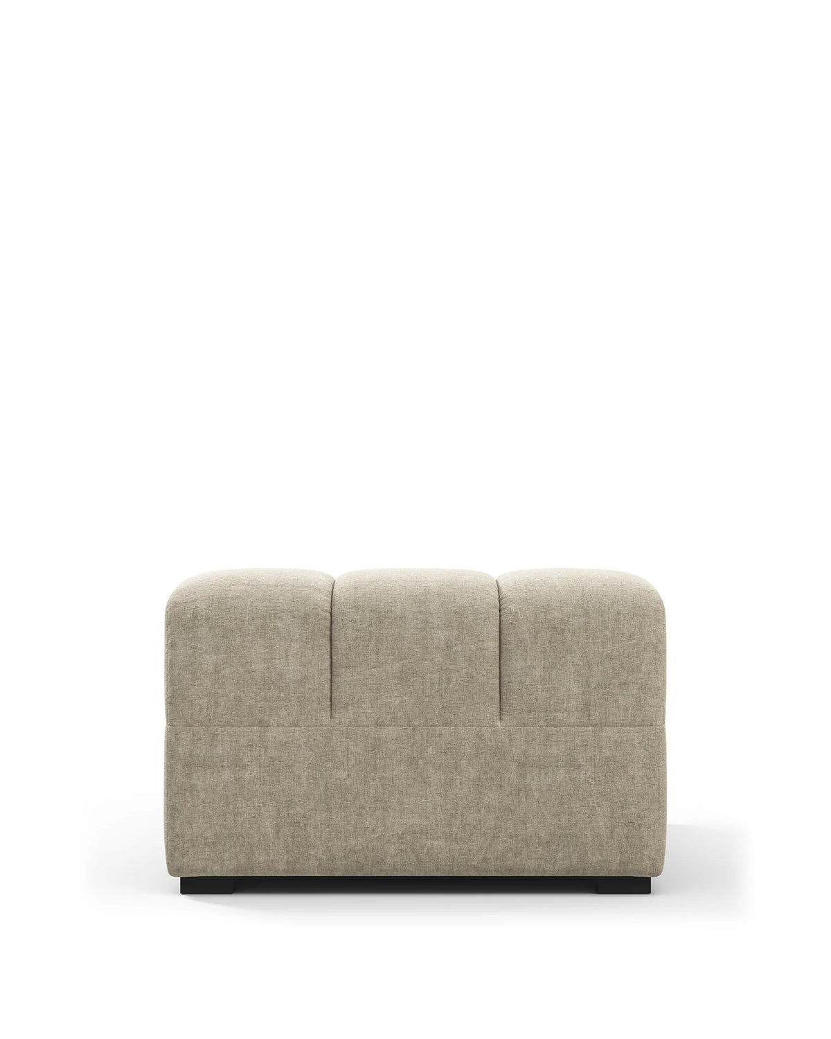 Tuft 05™ armless module | channel tufting - modules 05 | designer modular sofa element | madorne