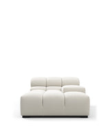Tuft 05™ module deep right arm | oatmeal brushed weave - modules 05 | modular sofa element | madorne