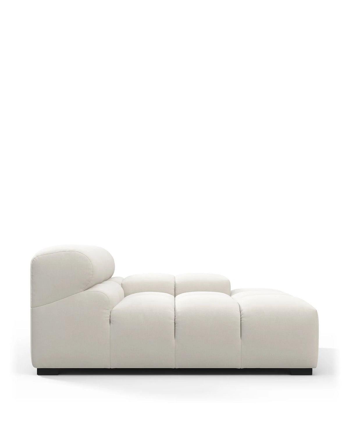 Tuft 05™ module deep right arm | oatmeal brushed weave - modules 05 | modular sofa element | madorne