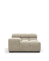 Tuft 05™ module left arm | beige gray chenille - modules 05 | modular sofa element | madorne