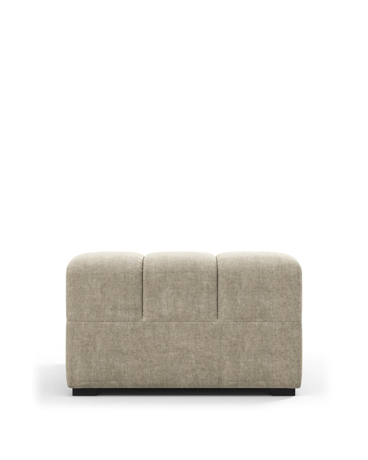 Tuft 05™ module left arm | beige gray chenille - modules 05 | modular sofa element | madorne