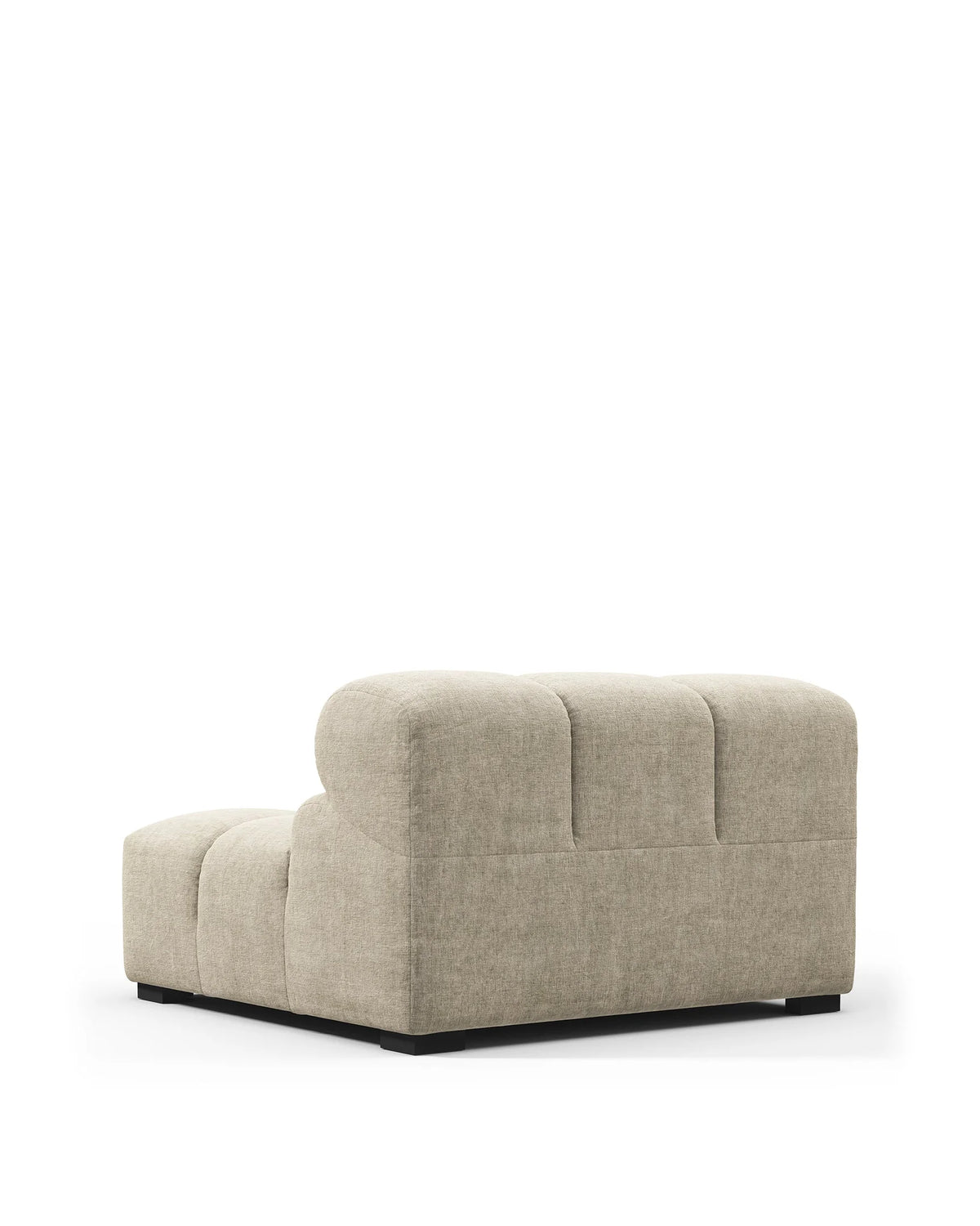 Tuft 05™ module left arm | beige gray chenille - modules 05 | modular sofa element | madorne