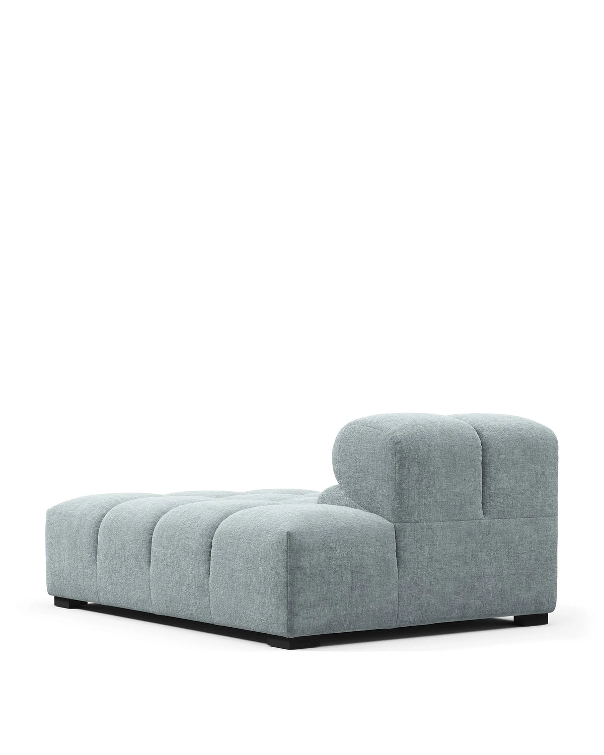 Tuft 05™ module right chaise armless | cerulean chenille - modules 05 | designer modular sofa...