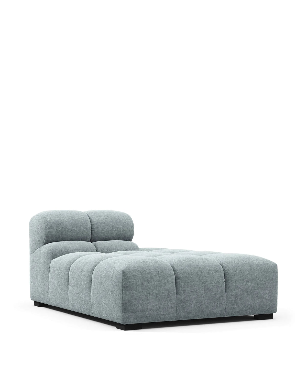 Tuft 05™ module right chaise armless | cerulean chenille - modules 05 | designer modular sofa...