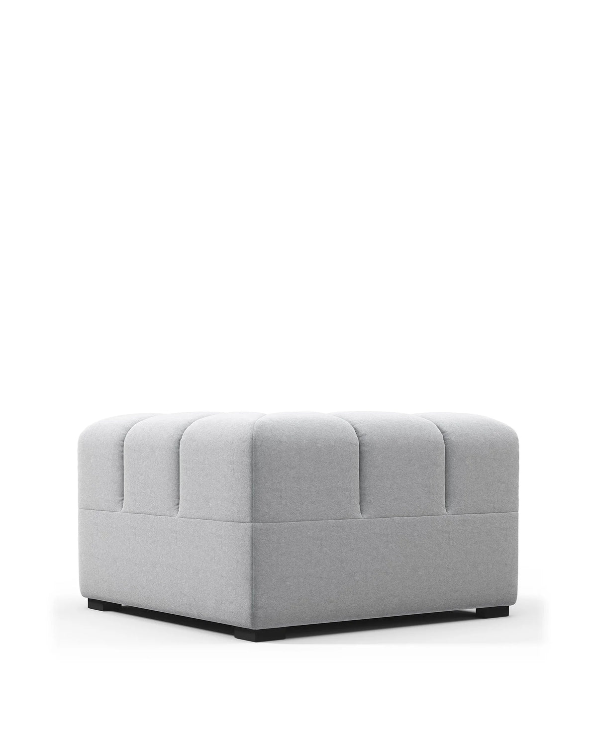 Tuft 05™ module right corner | danish cashmere wool - light gray / modules 05 | modular sofa element | madorne