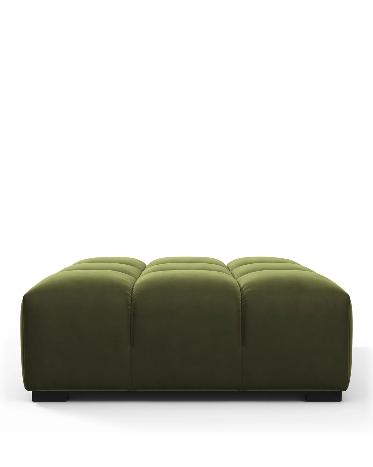 Tuft 05™ ottoman | deep channel tufting - stools & ottomans 05 | sculptural designer | madorne