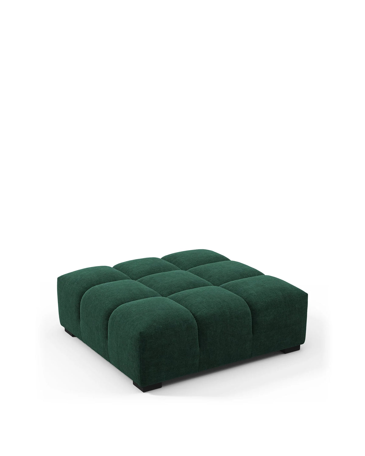 Tuft 05™ ottoman | deep channel tufting - stools & ottomans 05 | sculptural designer | madorne