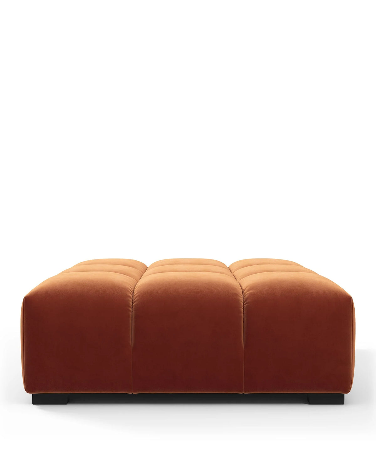 Tuft 05™ ottoman | deep channel tufting - stools & ottomans 05 | sculptural designer | madorne
