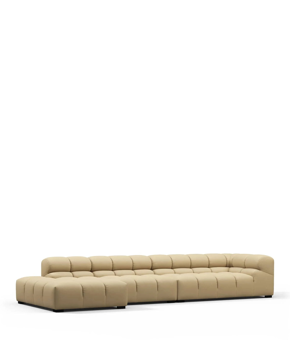 Tuft 05 outdoor™ large left-chaise sectional | latte weave - sectionals outdoor | designer section...