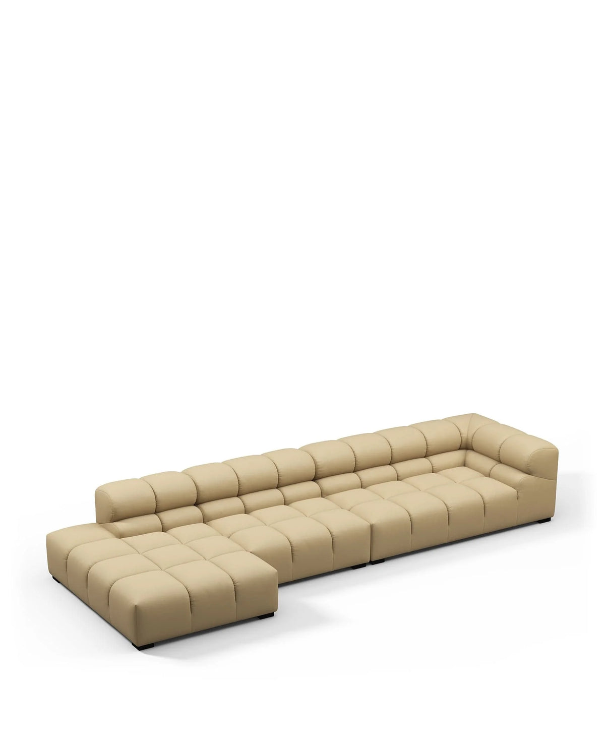 Tuft 05 outdoor™ large left-chaise sectional | latte weave - sectionals outdoor | designer section...