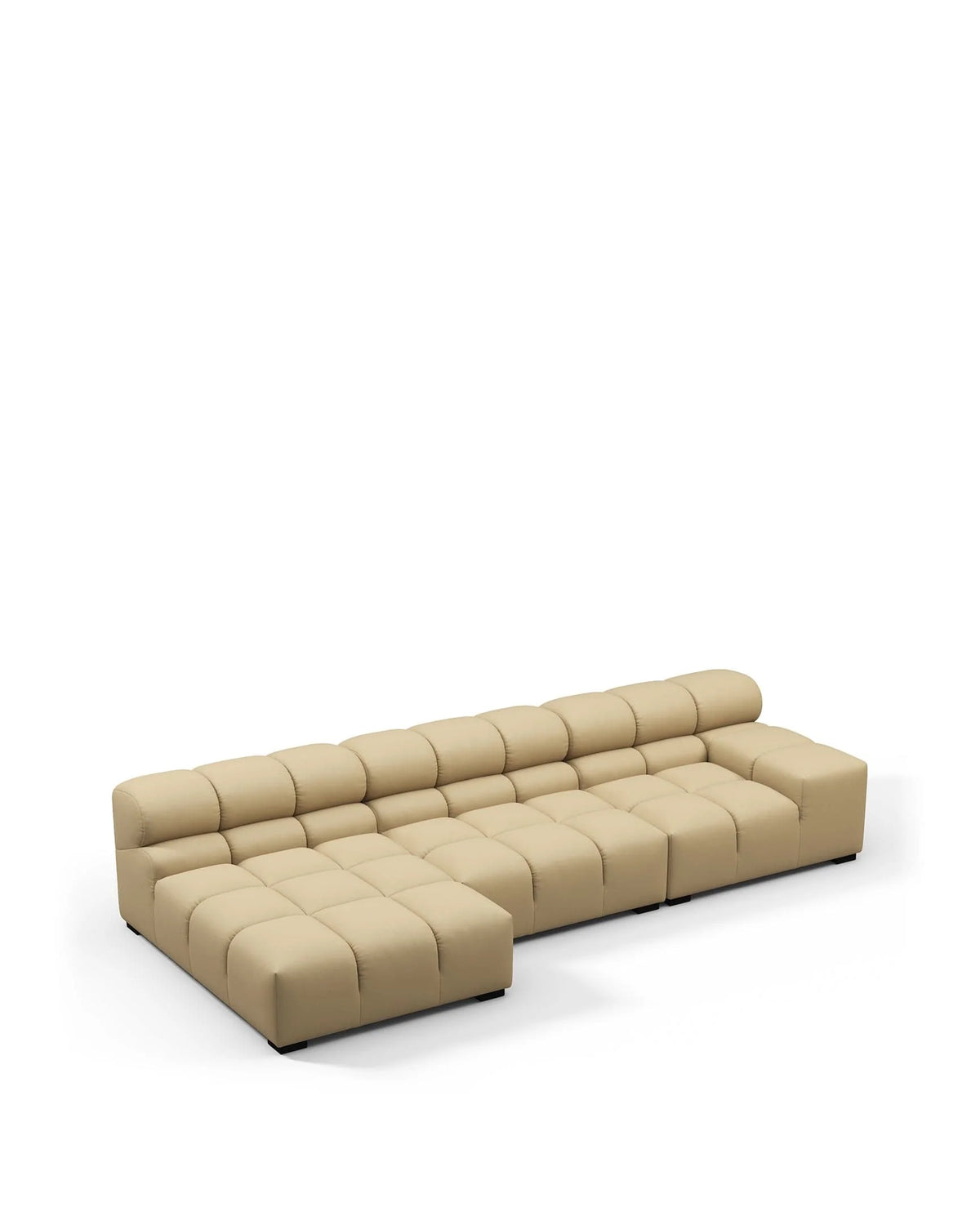 Tuft 05 outdoor™ small left-chaise sectional | latte weave - sectionals outdoor | designer section...
