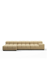 Tuft 05 outdoor™ small left-chaise sectional | latte weave - sectionals outdoor | designer section...